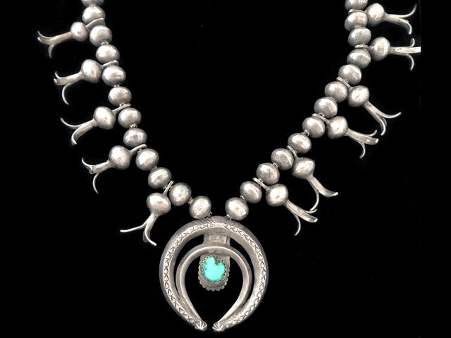 Vintage Navajo Star Blossom Necklace