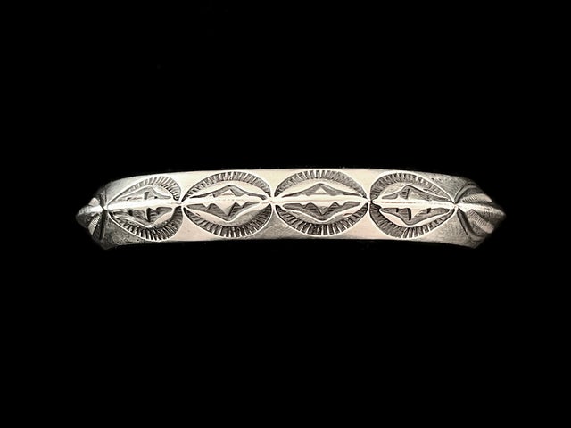Solid Sterling Silver Triangle Wire Bracelet